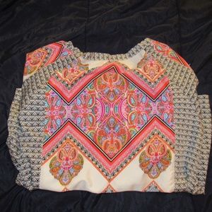 Women's Large Patterned Blouse